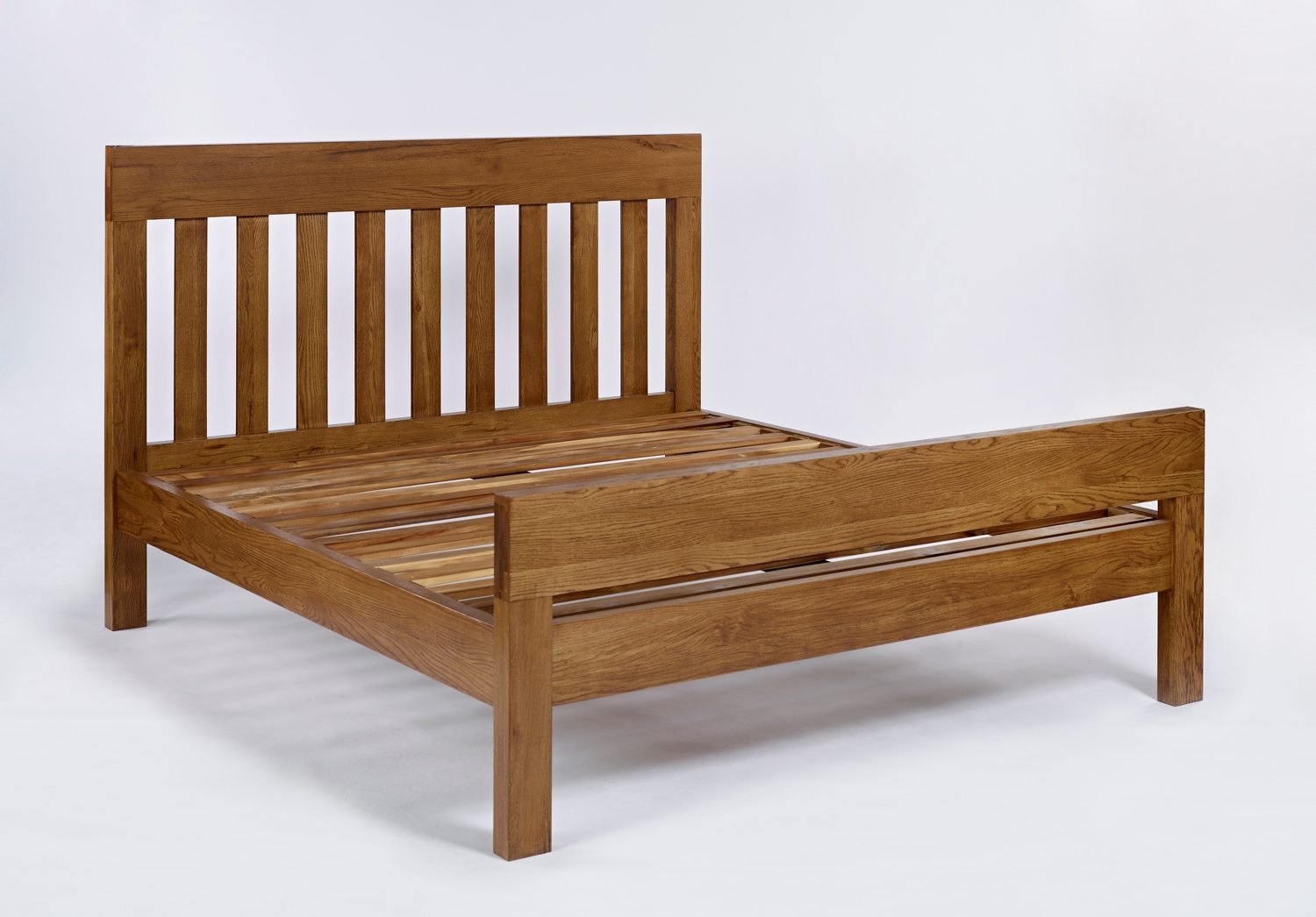 Santana Rustic Oak Kingsize Bedframe