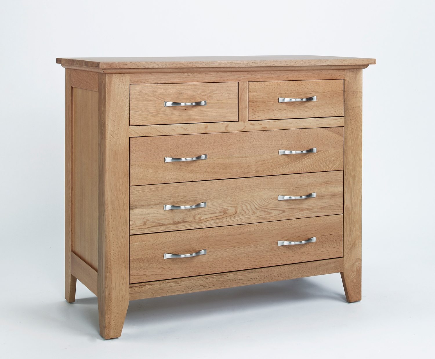 Sherwood Oak 2 Over 3 Drawer Chest