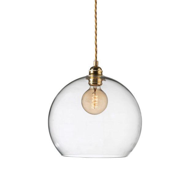 Rowan Pendant Lamp 28cm Clear