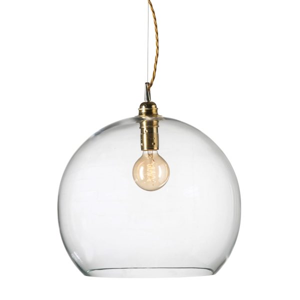 Rowan Pendant Lamp 39cm Clear