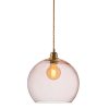 Rowan pendant lamp, bright coral, 28cm 1
