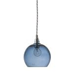 Rowan pendant lamp, deep blue, 15cm