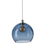 Rowan pendant lamp, deep blue, 28cm 1