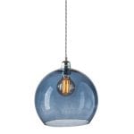 Rowan pendant lamp, deep blue, 28cm