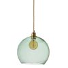 Rowan pendant lamp, forest green, 28cm 1