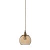 Rowan pendant lamp, golden smoke, 15cm Rowan pendant lamp, golden smoke, 15cm