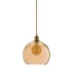 Rowan pendant lamp, golden smoke, 22cm 1