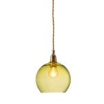 Rowan pendant lamp, olive, 15cm 1
