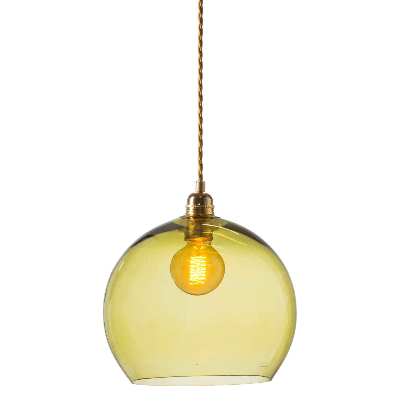 Rowan pendant lamp, olive, 28cm 1