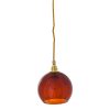 Rowan pendant lamp, rust, 15cm 1 Rowan pendant lamp, rust, 15cm 1