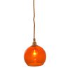 Rowan pendant lamp, rust, 15cm Rowan pendant lamp, rust, 15cm