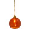 Rowan pendant lamp, rust, 22cm