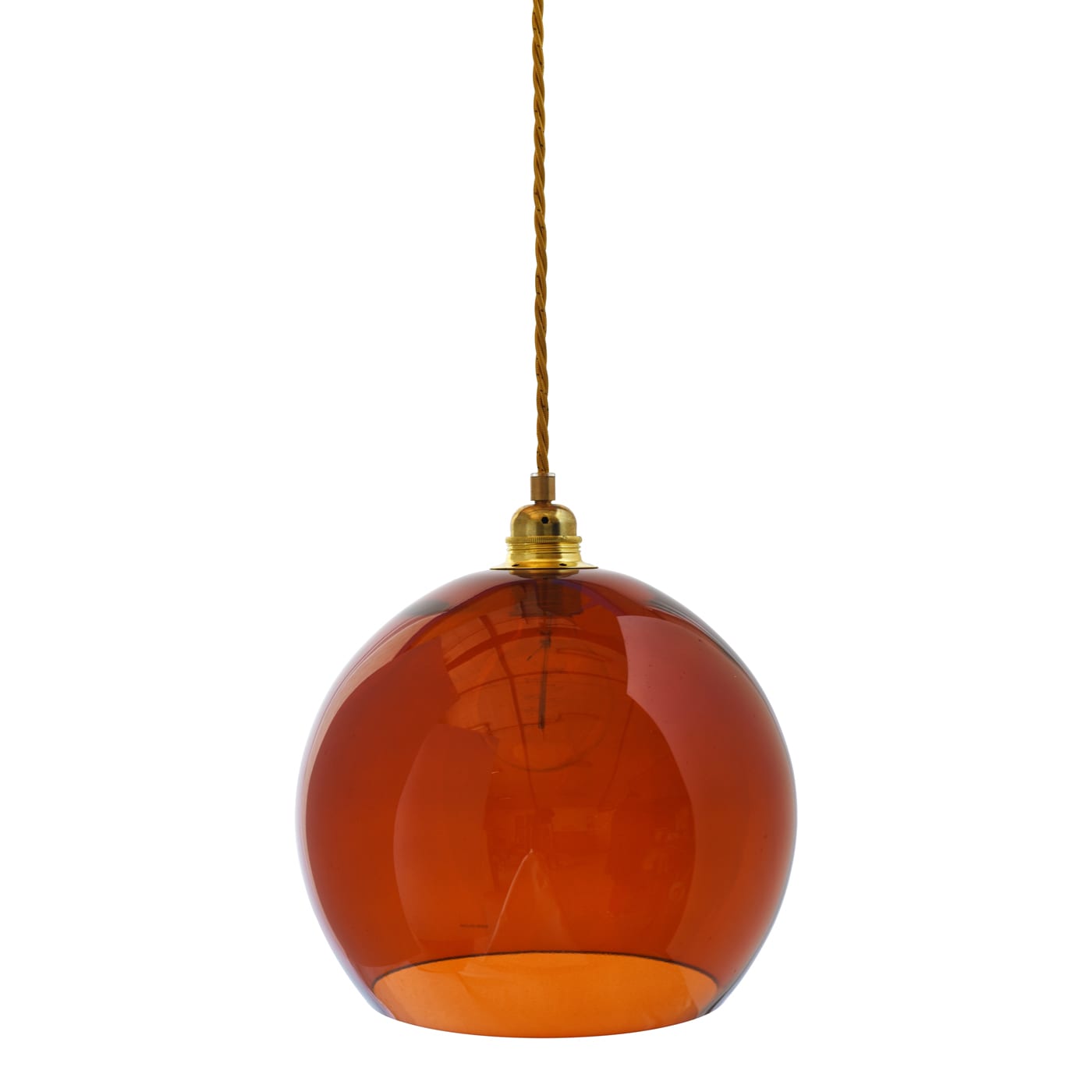 Rowan pendant lamp, rust, 28cm 1
