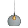 Rowan pendant lamp, smokey grey, 28cm 1