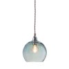 Rowan pendant lamp, topaz blue, 15cm 1 Rowan pendant lamp, topaz blue, 15cm 1