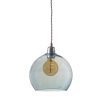 Rowan pendant lamp, topaz blue, 22cm 1
