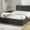 Selkirk Fabric Ottoman Bed Charcoal