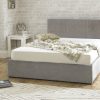 Selkirk Fabric Ottoman Bed Natural Stone