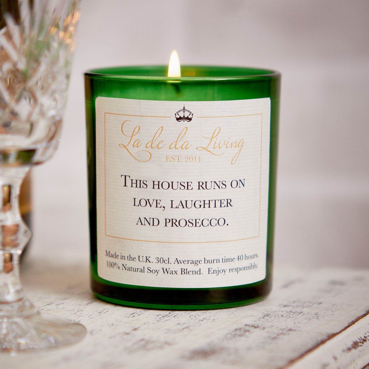 POP Candle – ‘This House Runs On Love, Laughter & Prosecco’