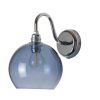 Rowan Wall Lamp, Deep Blue, 15cm