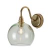 Rowan Wall Lamp, Forest Green, 15cm Rowan Wall Lamp, Forest Green, 15cm