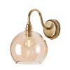 Rowan Wall Lamp, Golden Smoke