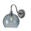 Rowan Wall Lamp, Forest Green, 15cm Rowan Wall Lamp, Forest Green, 15cm
