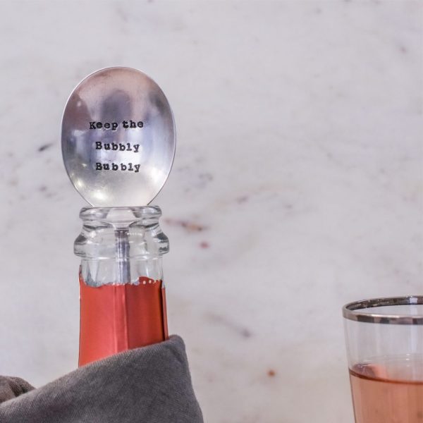 ‘Keep The Bubbly Bubbly’ Vintage Champagne Spoon