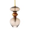Futura Pendant Lamp, Chestnut Brown, 24cmH Futura Pendant Lamp, Chestnut Brown, 24cmH