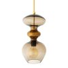 Futura Pendant Lamp, Chestnut Brown, 37cmH