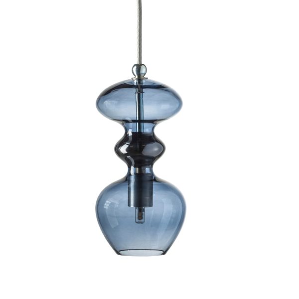 Futura Pendant Lamp, Deep Blue, 24cmH
