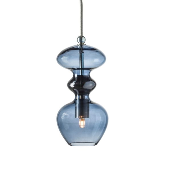 Futura Pendant Lamp, Deep Blue, 24cmH