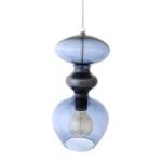 Futura Pendant Lamp, Deep Blue, 37cmH