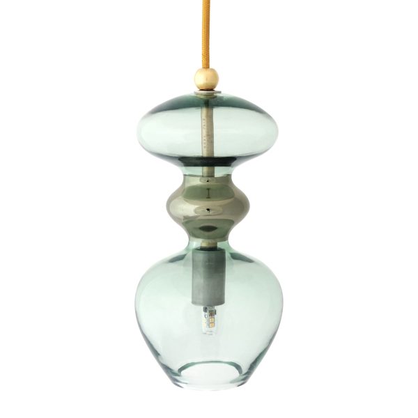 Futura Pendant Lamp, Forest Green, 24cmH