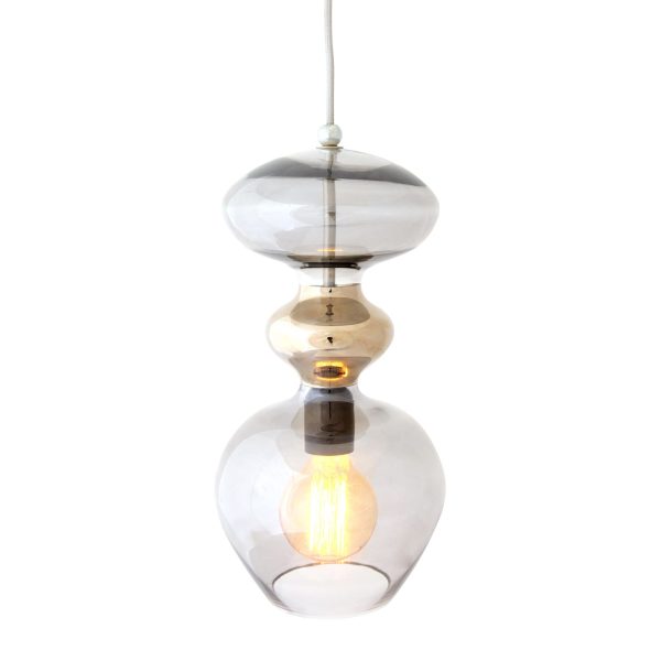 Futura Pendant Lamp, Chestnut Brown, 37cmH