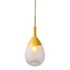 Lute Pendant Lamp, Clear / Gold, 49cmH Lute Pendant Lamp, Clear / Gold, 49cmH