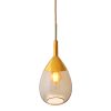 Lute Pendant Lamp, Golden Smoke, 49cmH
