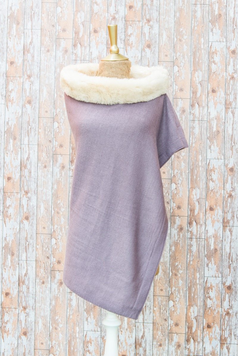 Lilac Zhivago Poncho