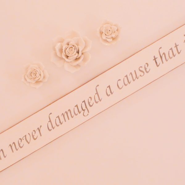 Vegan Wall Plaque - Truth never damaged a cause that is just.