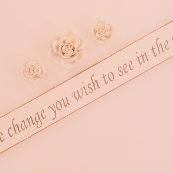 Vegan Wall Plaque - Be the change