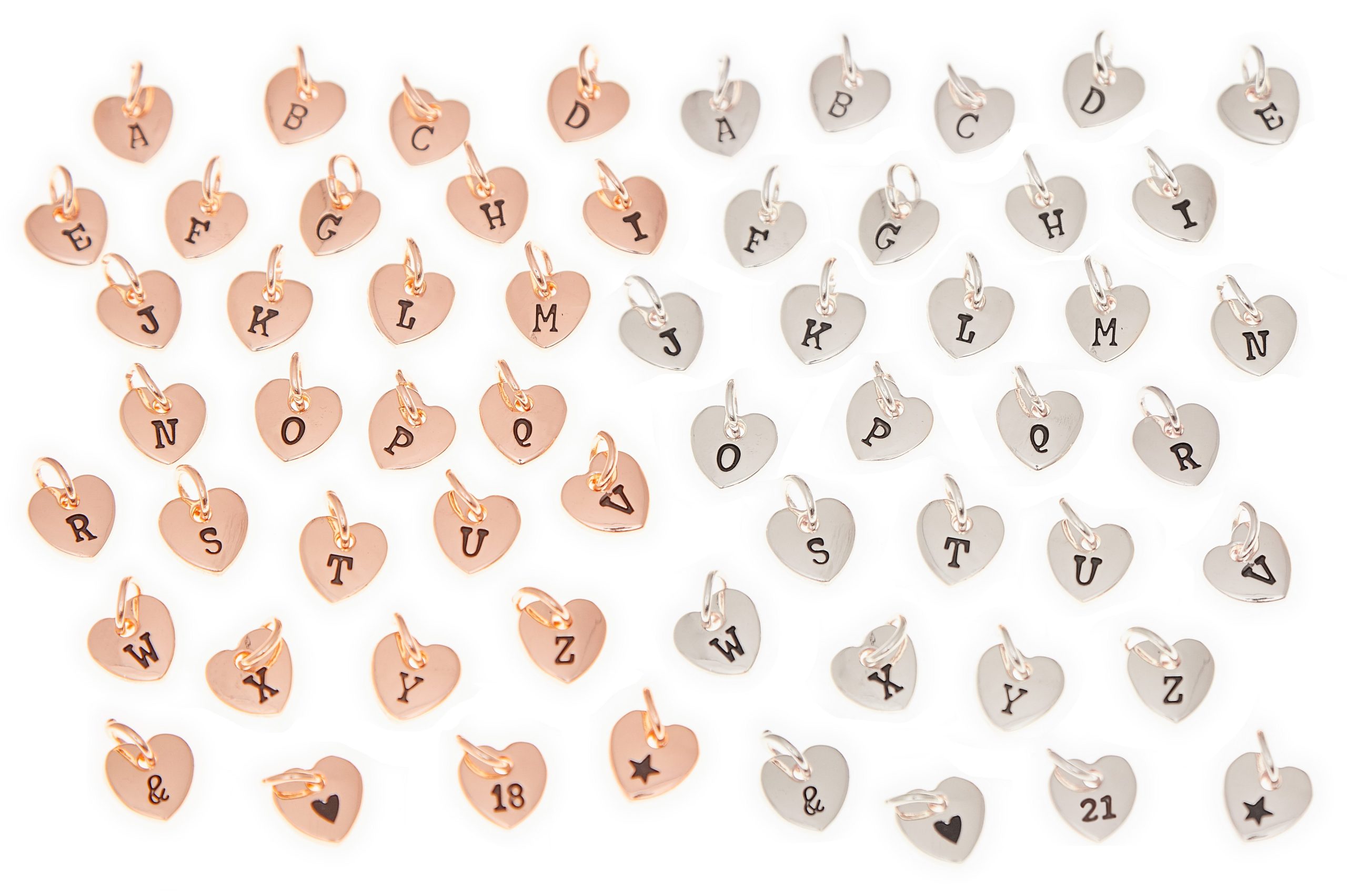 Silver hot sale plated charms