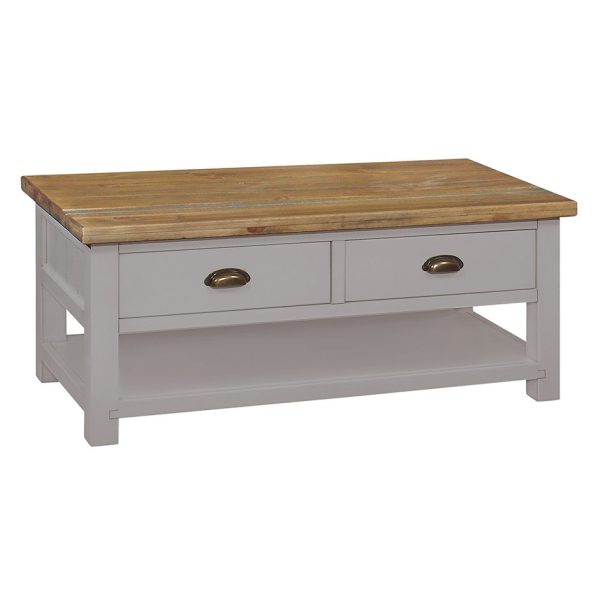 Gresford Grey 2 Drawer Coffee Table