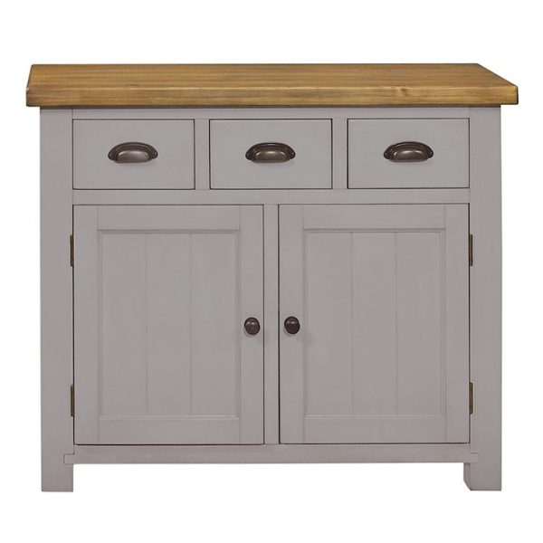 Gresford Grey 3 Drawer 2 Door Sideboard