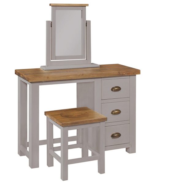 Gresford Grey 3 Drawer Dressing Table