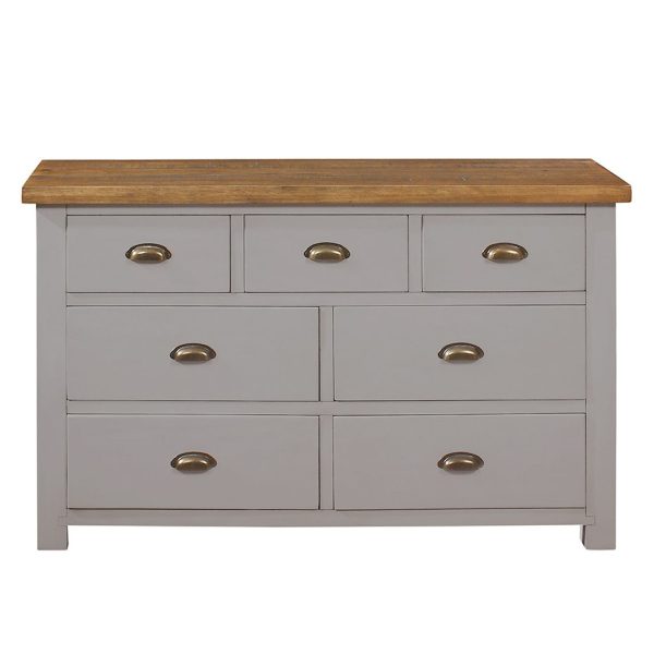 Gresford Grey 3+4 Wide Chest