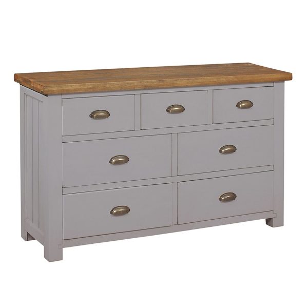 Gresford Grey 3+4 Wide Chest