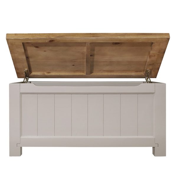 Gresford Grey Blanket Box