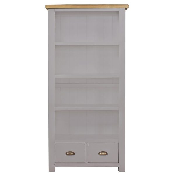 Gresford Grey Bookcase 900 x 1800