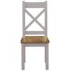 Gresford Grey Dining Chair Timber Seat KD