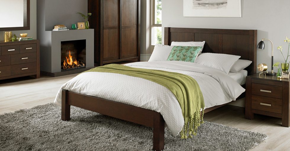 lyon walnut bedroom | bedroom | the haven home interiors
